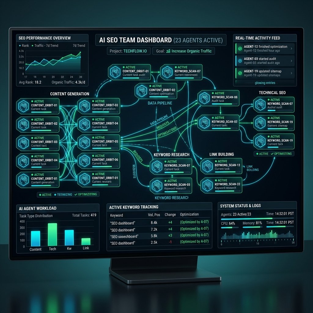 23 AI Agents Architecture Dashboard