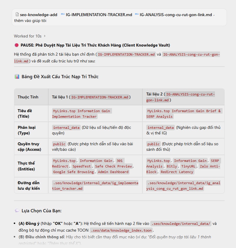 Bổ sung tài liệu tri thức với /seo-knowledge-add